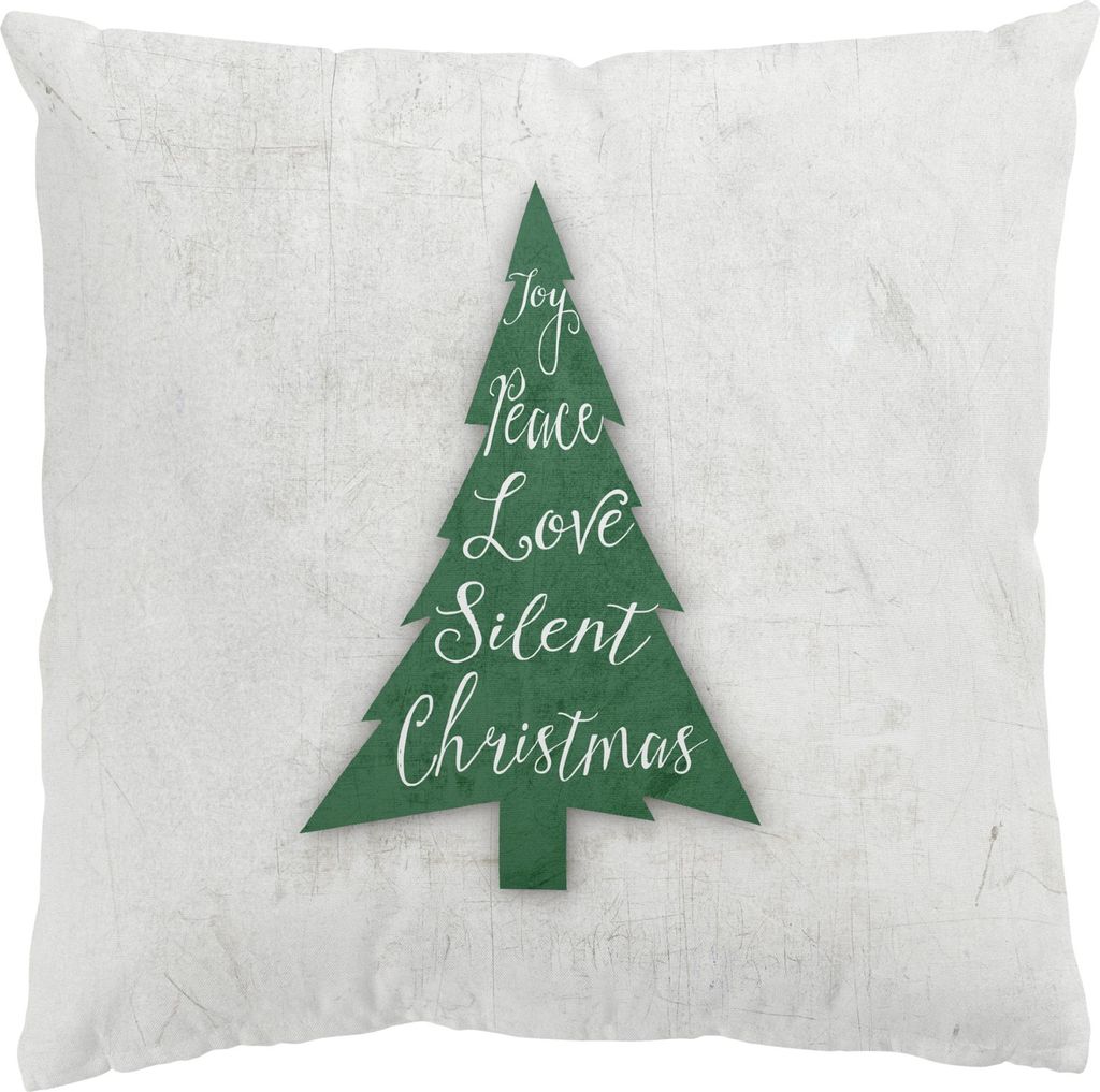 Dekokissen Wald draußen / Outdoor Zierkissen waschbar Design grün Shabby Sofakissen mit Füllung