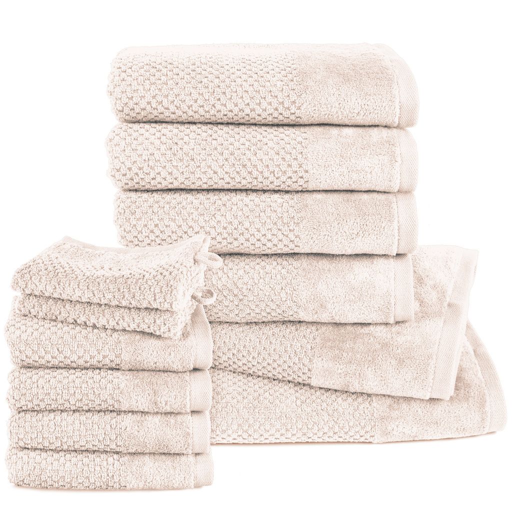 Pure Label 12.TLG Handtücher Set aus Baumwolle - 2x Produktbild 