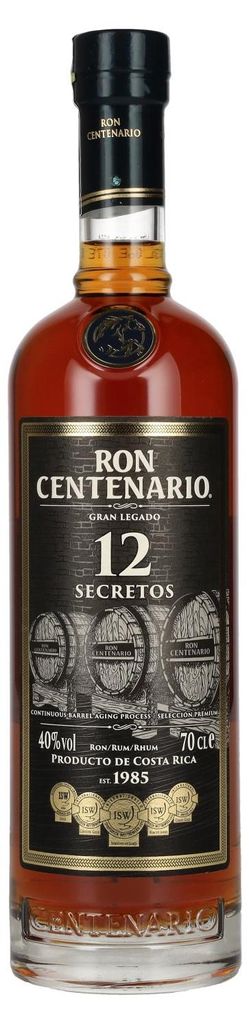 Ron Centenario GRAN LEGADO 12 Secretos Rum 40% Vol. 0,7l Image du produit 