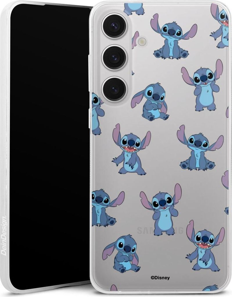 DeinDesign Slim Hülle für Samsung Galaxy S25+ Silikon Case Ultra Dünn Handyhülle Disney Offizielles Lizenzprodukt Lilo & Stitch