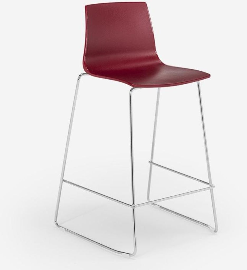 Grand Soleil Design Hocker Bar Küche 64 cm Design Mini Imola - Bordeaux