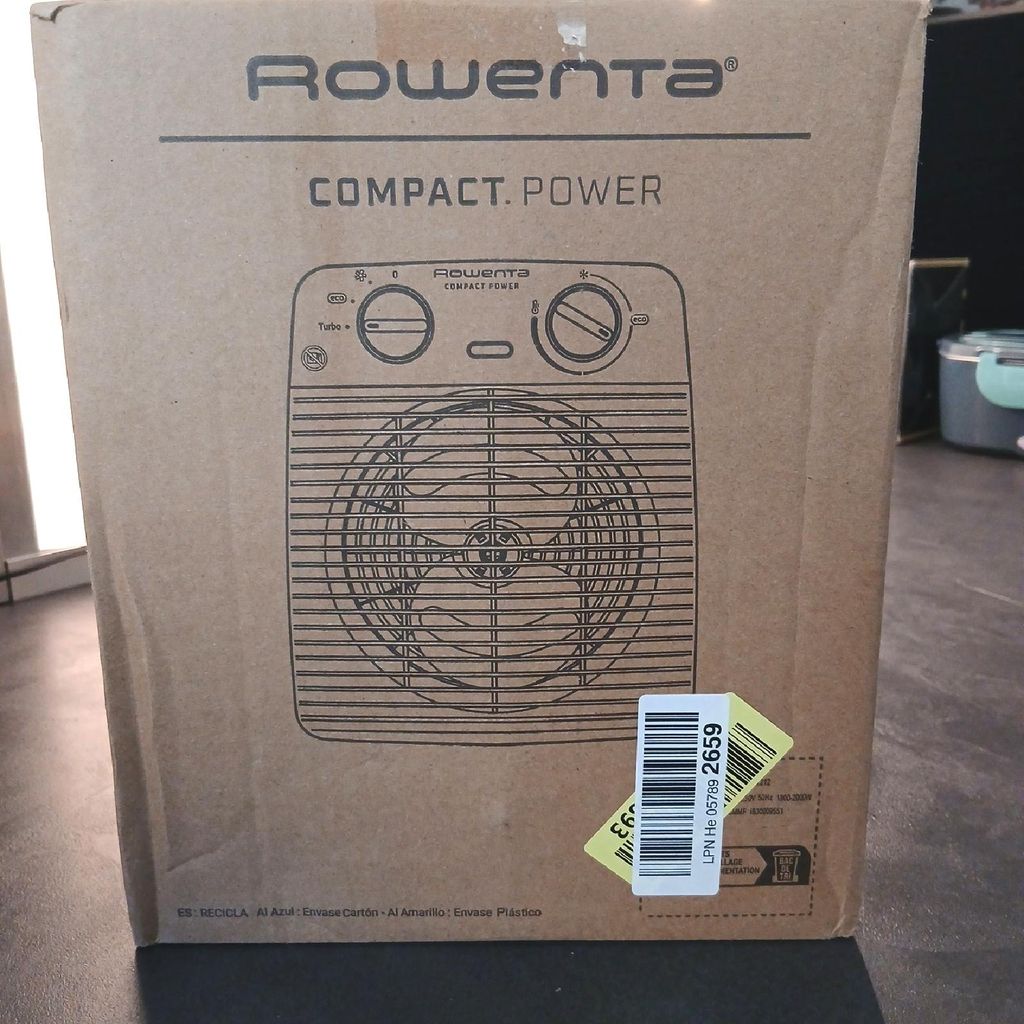 Rowenta Compact Power Heizlüfter 2 Leistungsstufen kompakte Abmessungen Heaters"