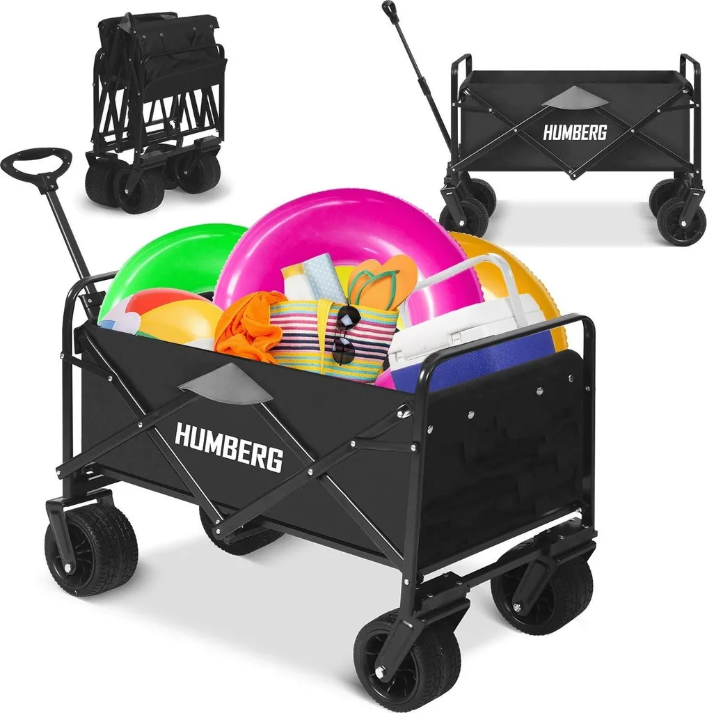 Humberg HM-512 Carrello Pieghevole 100 Litri | Uso Professionale