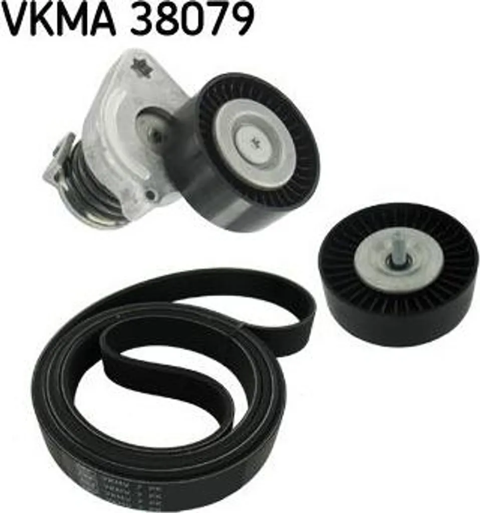 Supprimer les bruits de courroie Mercedes avec SKF VKMA 38079 crantée