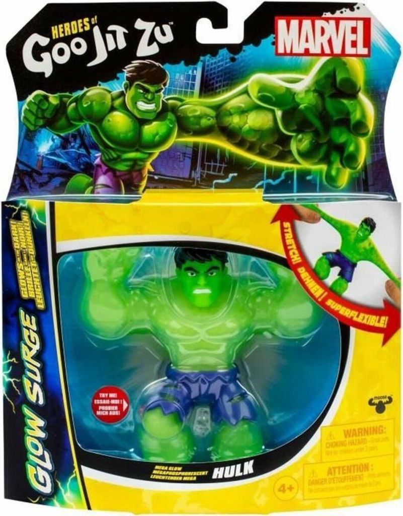 Actionfiguren Goo Jit Zu Hulk Glow Surge Produktbild 