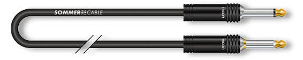 Instrumentenkabel Tricone MKII, 1 x 0,22 mm² | Klinke / Klinke NOISEFREE, HICON | 3,00m | grün
