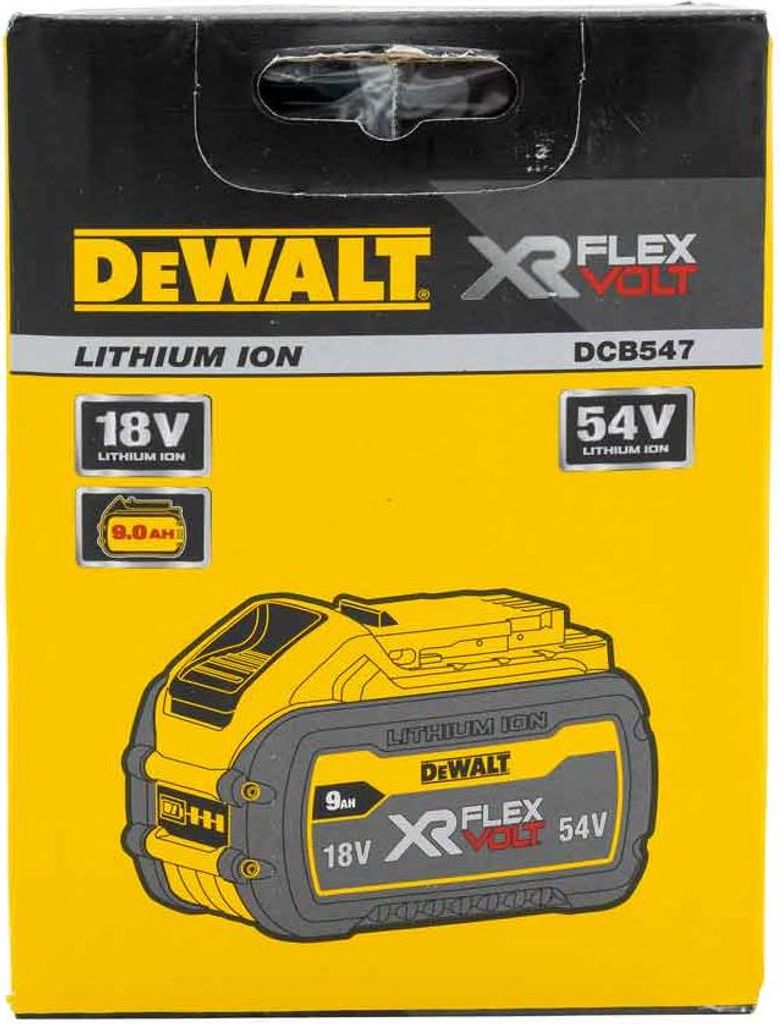 DeWALT batterie de rechange DCB547-XJ FlexVolt Li-Ion XR Image du produit 