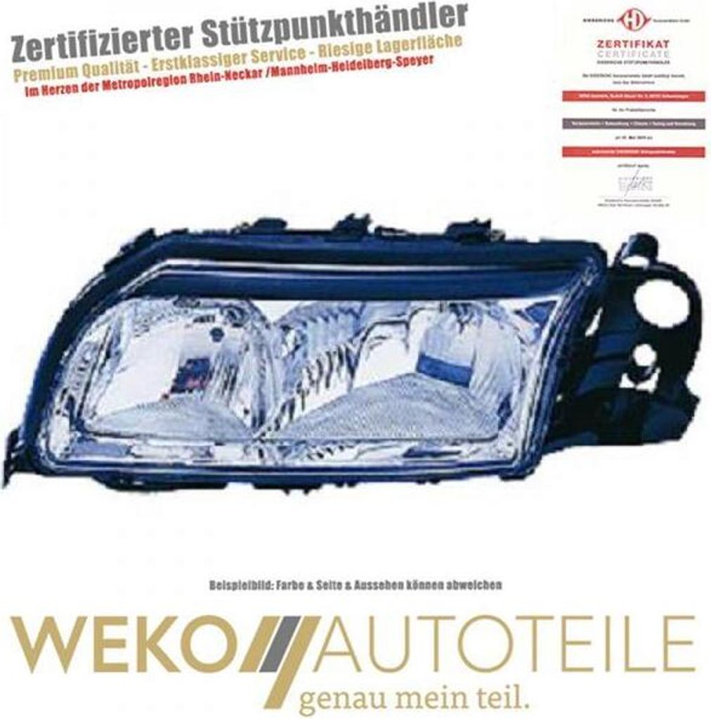 Scheinwerfer links DIEDERICHS 7680081 für VOLVO