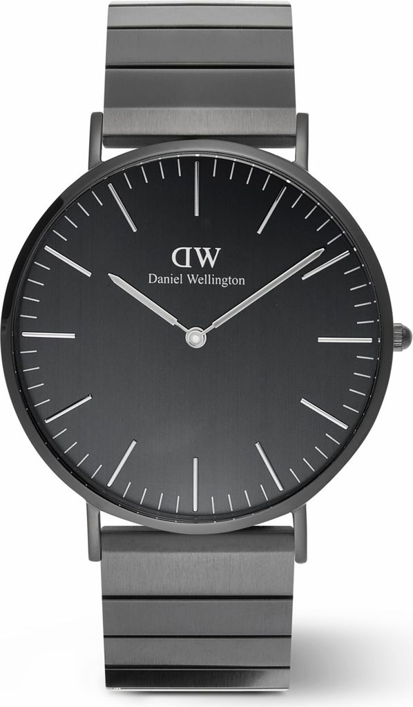 Nur Zeit Daniel Wellington, zwart. Collectie Classic, voor Productafbeelding 
