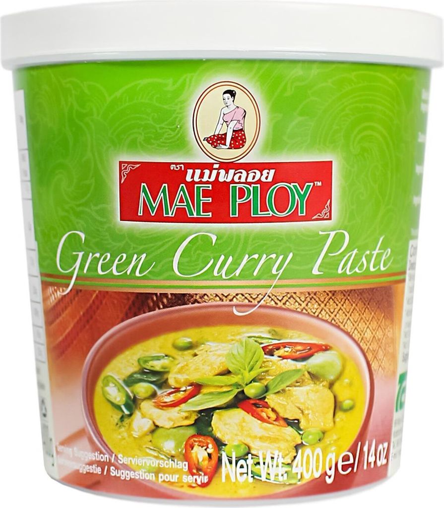 Mae Ploy Thai Grüne Currypaste 400g Produktbild 