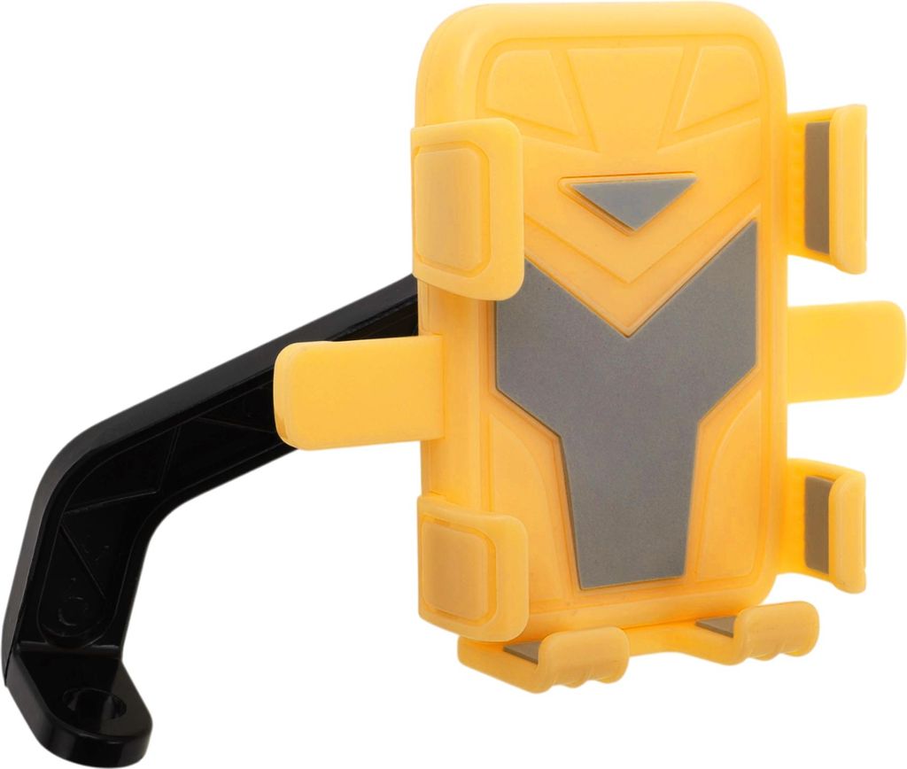 Einfache Installation Upgraded Fahrrad Motorrad Spiegel Handyhalterung, Fahrrad Handyhalter Für 4.5-7.2 Zoll Handys, Gelb