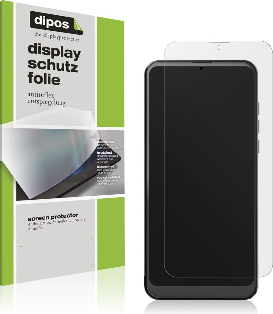4x Schutzfolie für Unonu N63 matt Displayschutzfolie Folie Display Schutz dipos