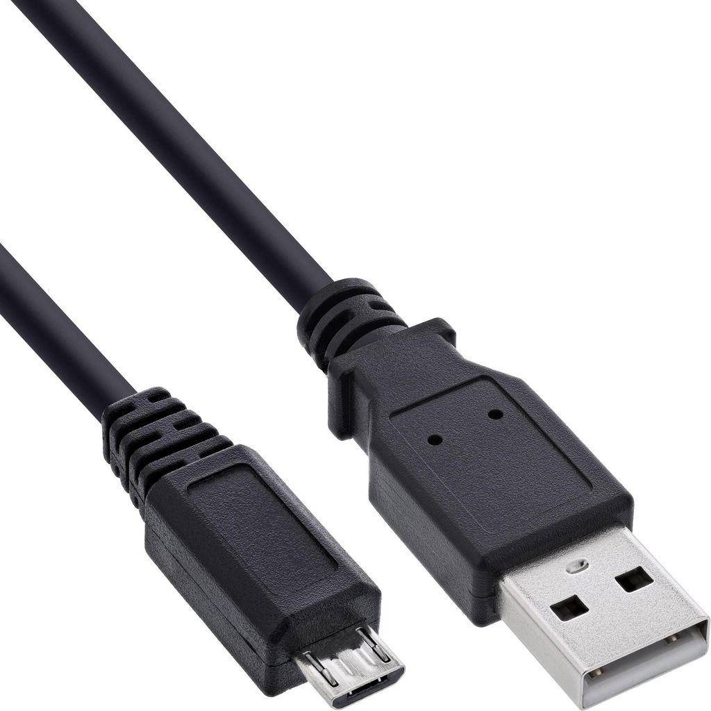 InLine® Micro-USB 2.0 kabel, USB-A connector naar Micro-B Productafbeelding 