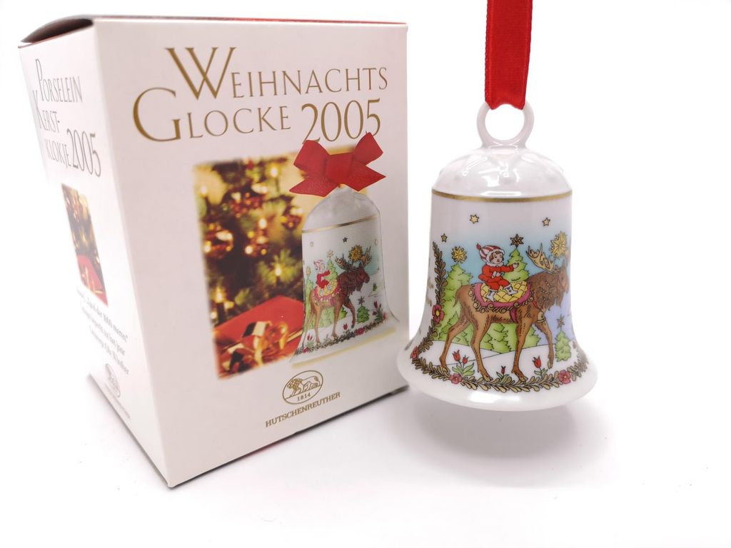 Hutschenreuther Porzellanglocke Weihnachtsglocke 2013 OHNE Verpackung 