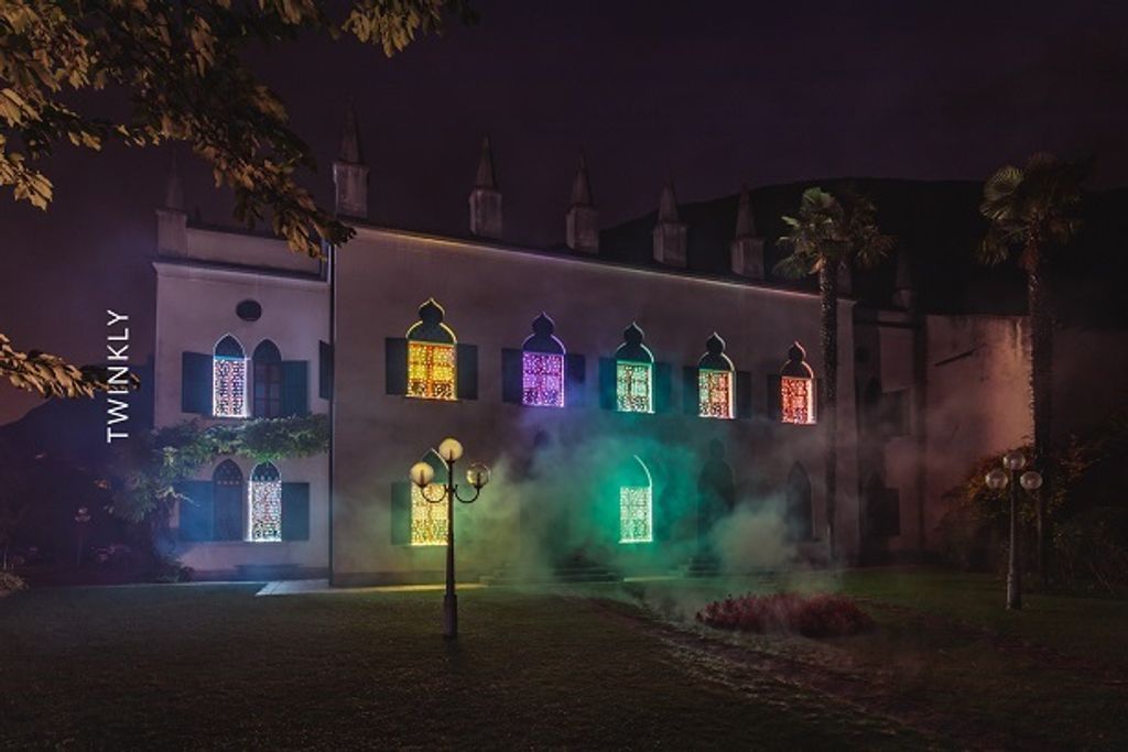 Twinkly Curtain 210 RGBW LED, kurtyna, przezroczysty Zdjęcie produktu 16