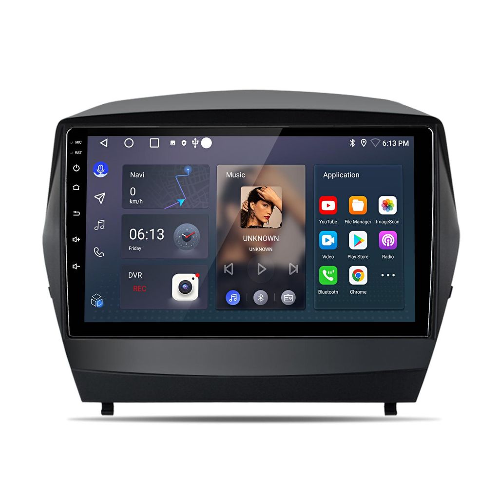 2Din carplay android auto 2+64G DAB Autoradio android13 für Hyundai ix35 Tucson 2009-2015 GPS Navi WiFi SWC DAB+