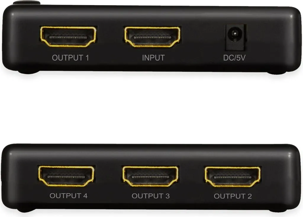 Logilink HDMI-Splitter 1x4 ports 4K 30Hz noir ultra slim - CV0044B