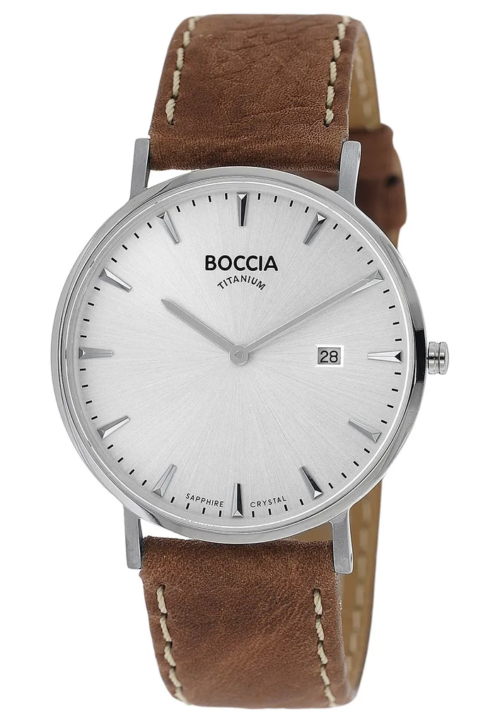 Orologio Boccia 3648-01: Titanio Puro e Vetro Zaffiro 39mm
