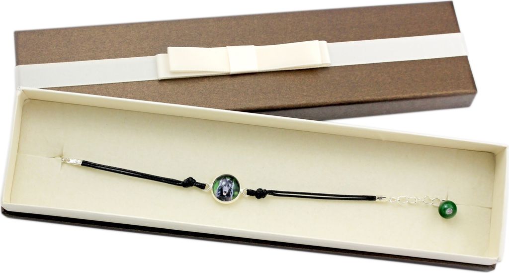 Belgischer Schäferhund - Armband in einer Schachtel mit Ihrem Foto, femininer Schmuck, ein ausgezeichnetes Geschenk der Marke Art-Dog.