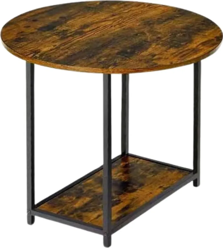 Table basse rectangulaire grand plateau bois rustique et robuste - 3