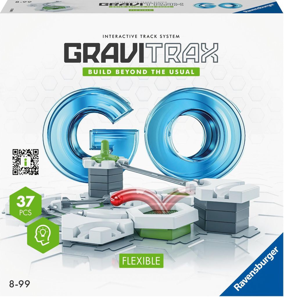GraviTrax|Ravensburger Ravensburger GraviTrax GO Flexible. Kombinierbar mit allen GraviTrax Produktlinien, Starter-Sets, Extensions & Elements,