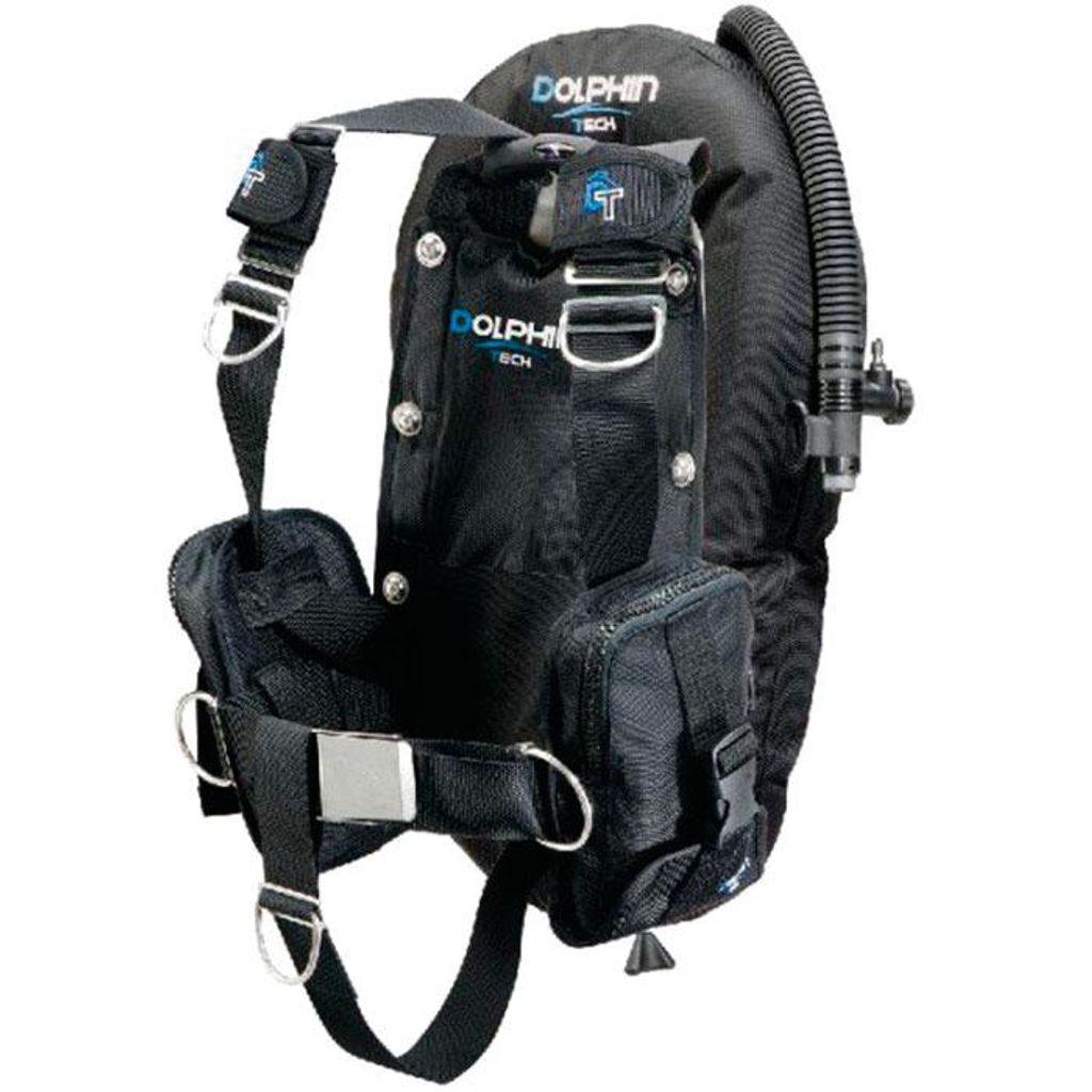 Ist Dolphin Tech Jt 40 With Stainless Steel Back And Basic Harness Black One Size