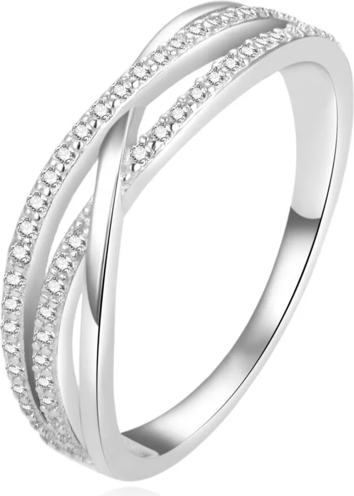 Anello Argento 925 con Zirconi AGG446L Misura 54 mm | Gioielleria