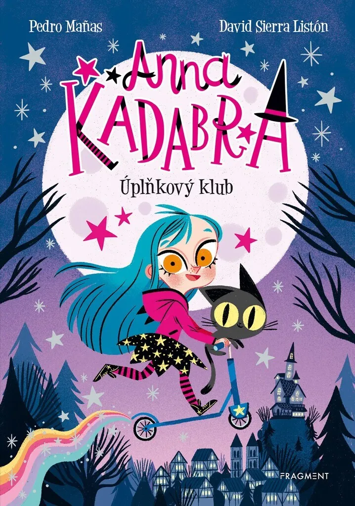 Livre de magie Anna Kadabra Úplňkový klub avec de belles images