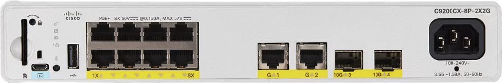 Cisco Catalyst 9000 Compact Switch 8 p - Switch - 1 Gbps