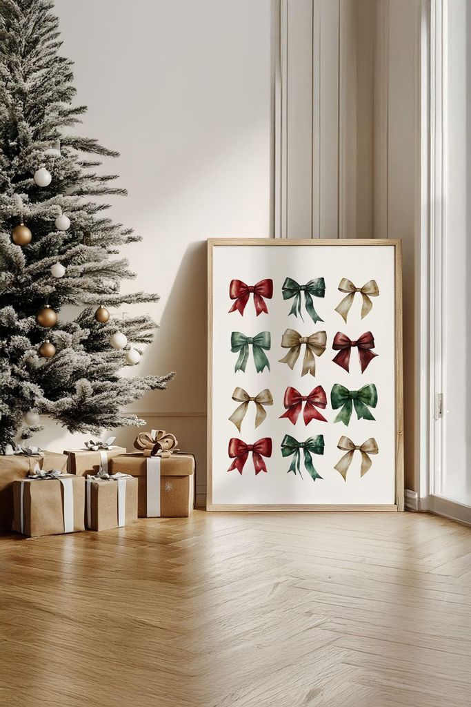 Wallity, Nwyearsngmdl18, Dekoratives gerahmtes Gemälde, Mehrfarbig, Hölzern, 33 x 48 cm