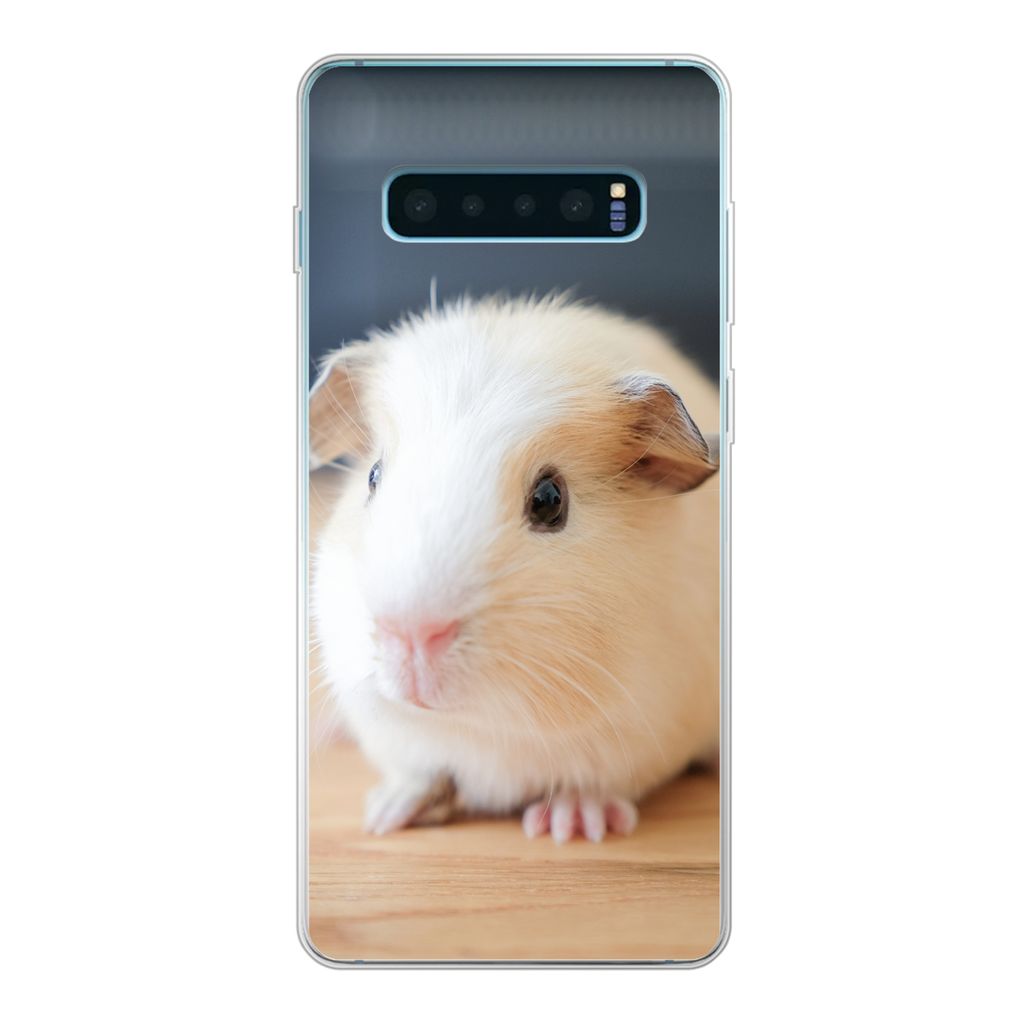 MuchoWow Handyhülle Schutzhülle Hülle für Samsung Galaxy S10 Lite Niedliches Baby-Meerschweinchen Silikon Softcase Handy Hülle - Schutz