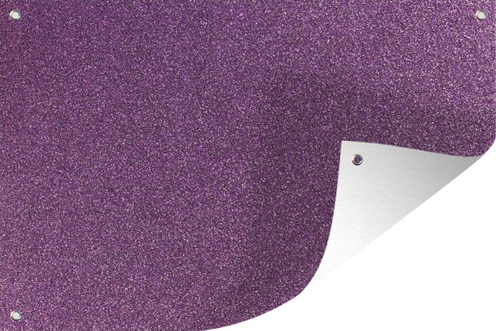 MuchoWow 90x60 cm Outdoor-Poster Gartendeko Sichtschutz Garten Poster für den Garten Glitzer auf rosa Hintergrund