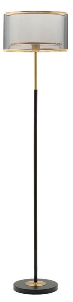 Lampadaire en métal, noir, 153 cm Image du produit 