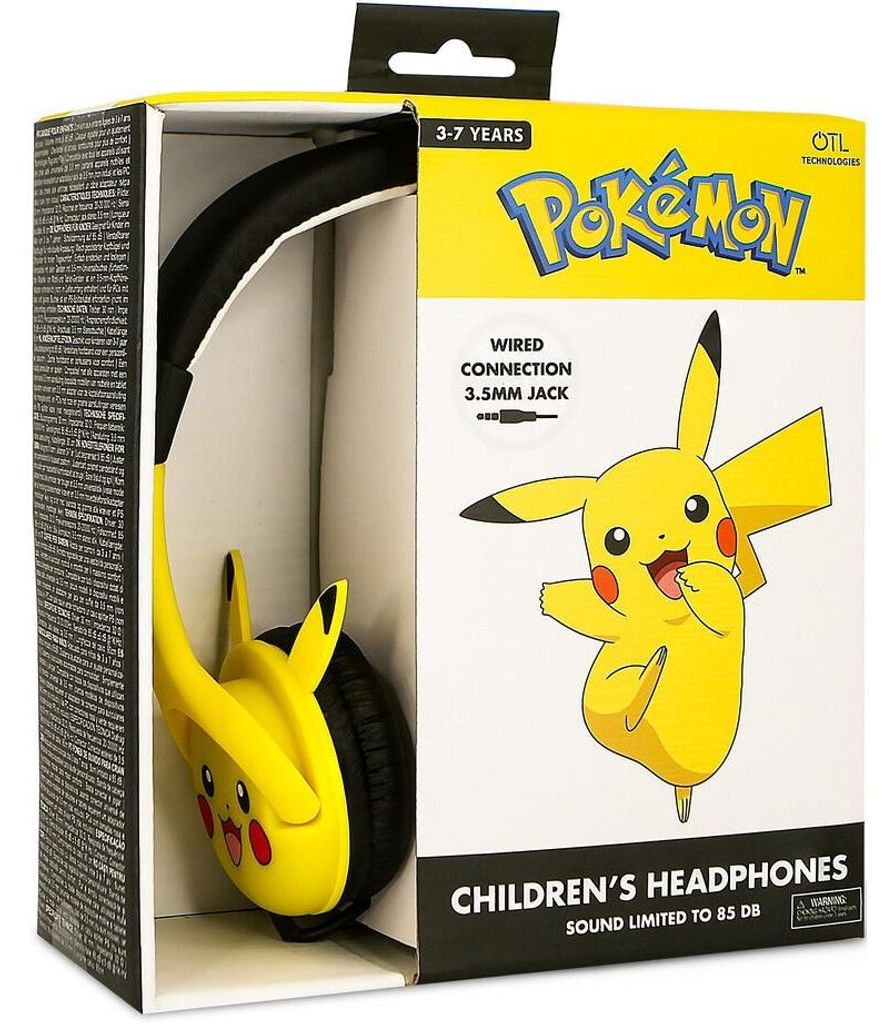 OTL TECHNOLOGIES - Auriculares infantiles Pikachu Pokemon Imagen del producto 