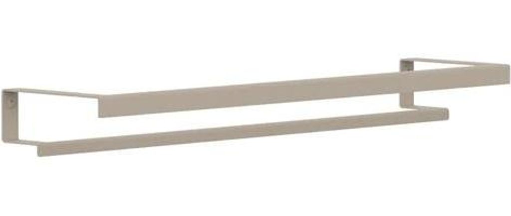 Doppelte Handtuchstange TALLINN in Schwarz/Weiß/Grau mit 3 Größen aus Edelstahl Fink, Farbe:Grau, Größe:Medium