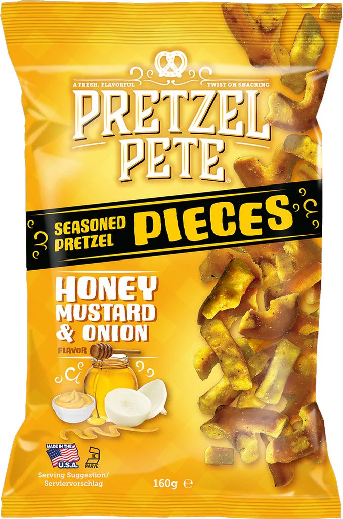 Kousky preclíků s medovou hořčicí a cibulí Obrázek produktu