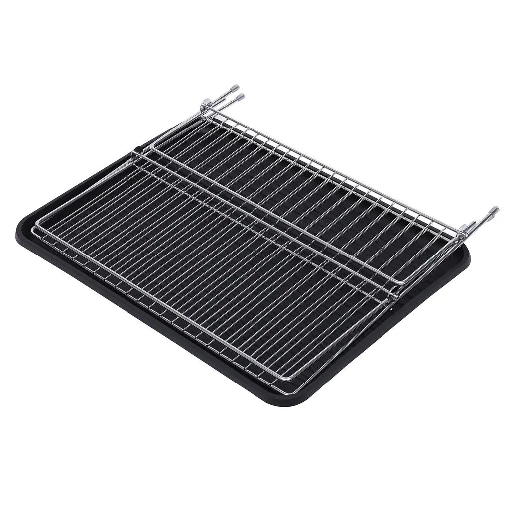 Égouttoir à vaisselle vertical inox compact pour assiettes et bols 45cm - 12