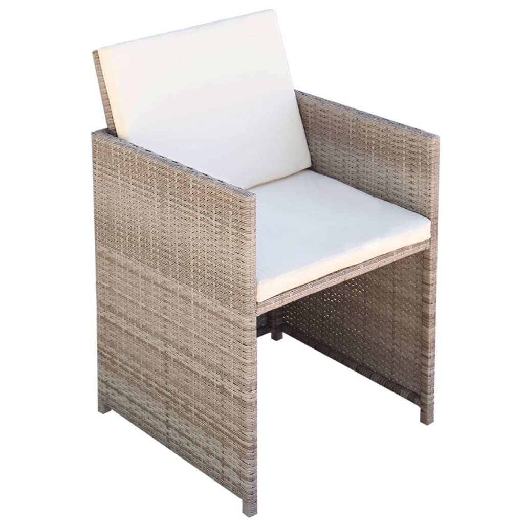 VidaXL 42561, Terrasse, Gepolsterter Sitz, Polyrattan, Produktbild 