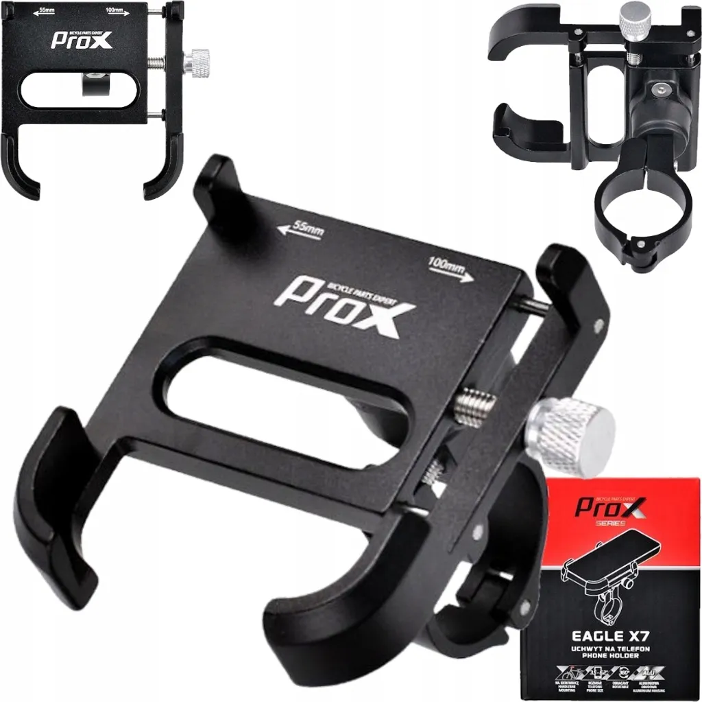 Support de Téléphone Vélo Aluminium Eagle X7 Stable et Anti-Vibration