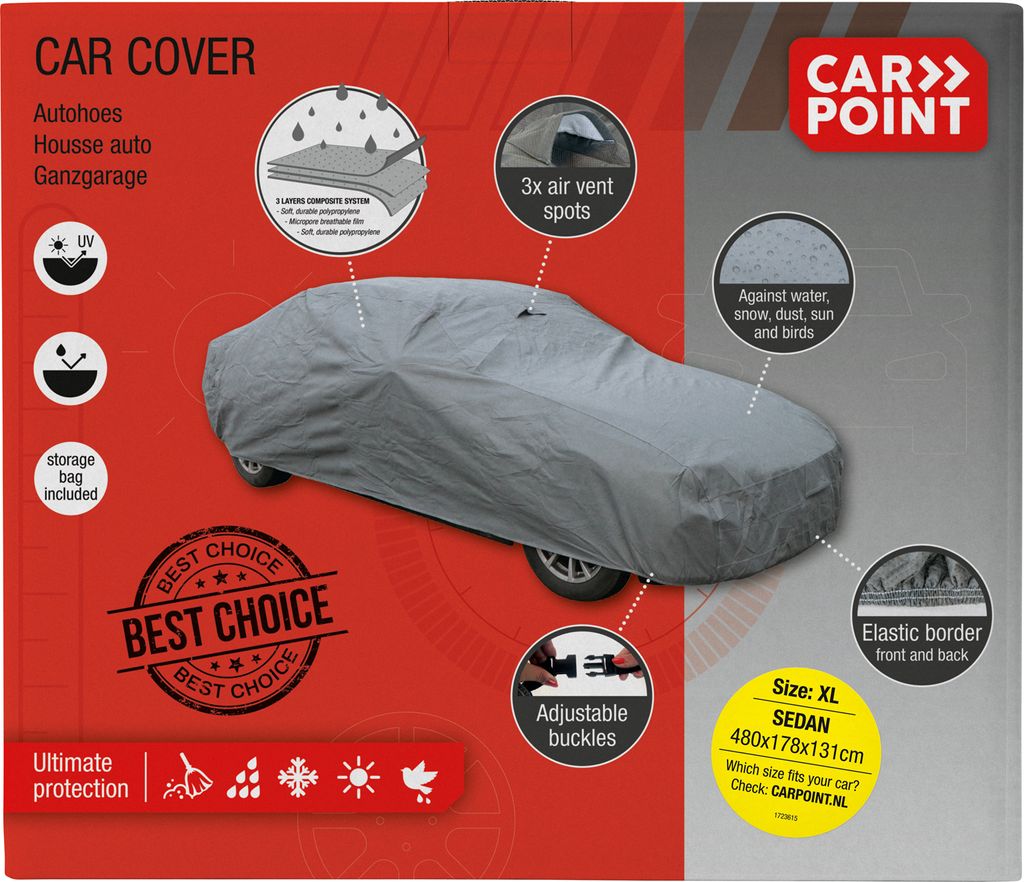 Carpoint Autohoes Ultimate Protection XL 480 x 178 x 131 cm Image du produit 