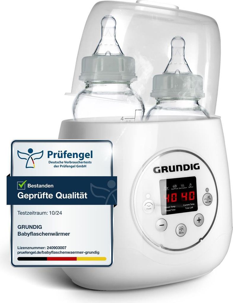 Grundig Flaschenwärmer - Doppelter Flaschenwärmer - 200W - Produktbild 