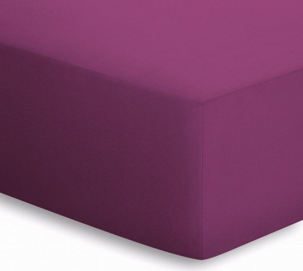 Schlafgut Jersey Spannbetttücher 140 - 160 x 200 Baumwolle Waschmaschinegeeignet