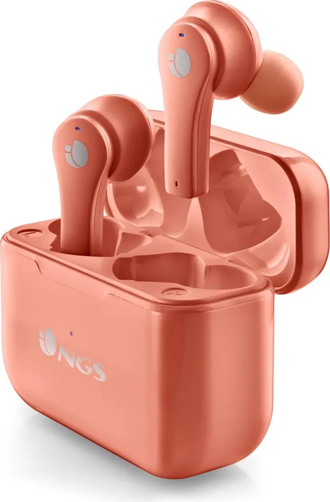 Ngs Artica Bloom Écouteurs Bluetooth : Fini les Câbles Emmêlés Corail
