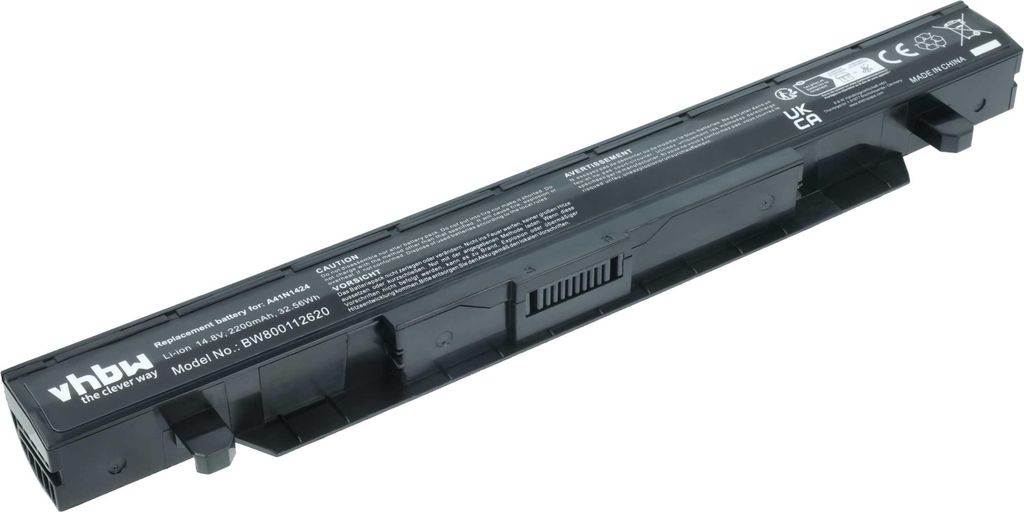 vhbw Akku kompatibel mit Asus ZX50JX, ZX50J, GL552VX, Produktbild 