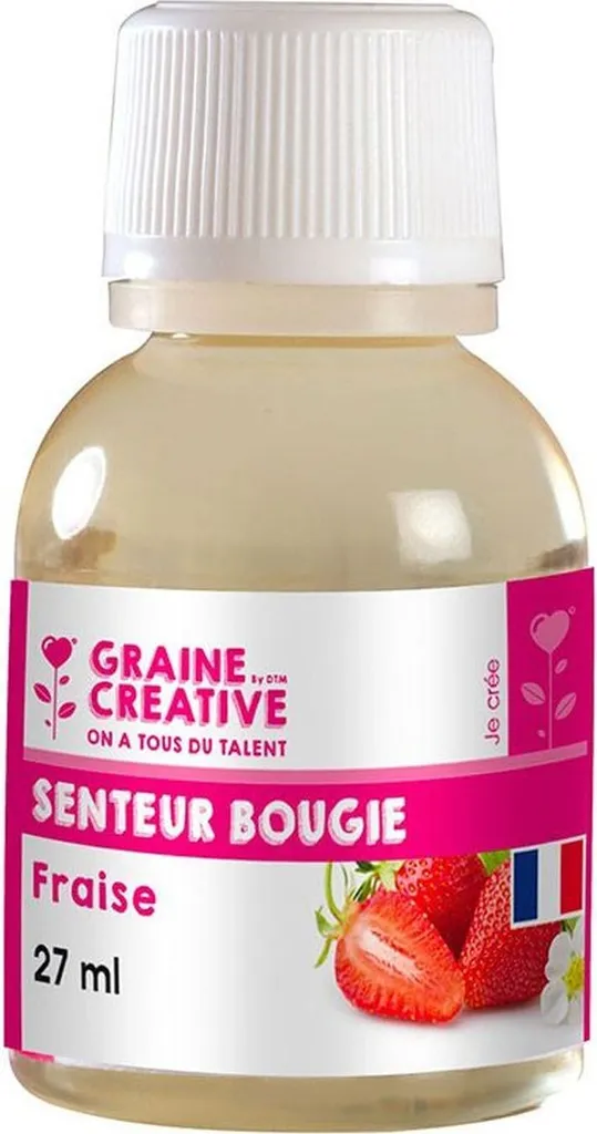 Parfum fraise pour bougie 81 ml - Concentré aromatique haute qualité