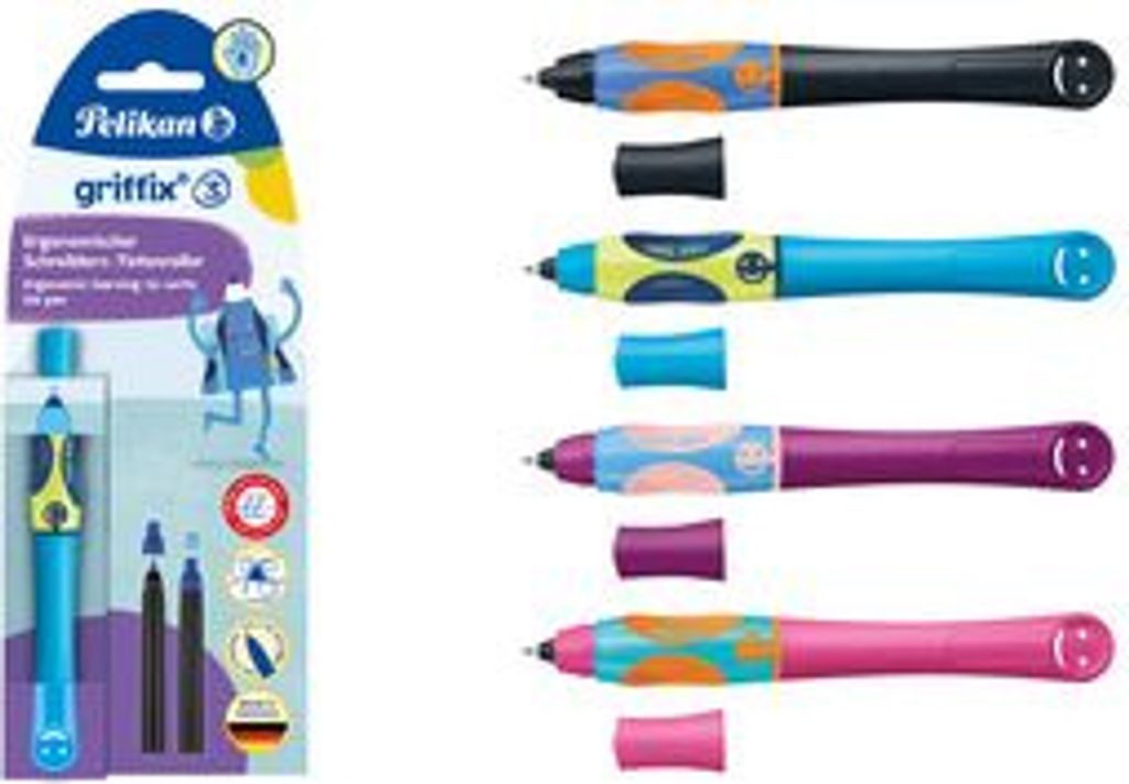 Pelikan Griffix 821032 Penna A Feltro Fine Sweet Berry Per Destrimani, Sistema Apprendimento Scrittura