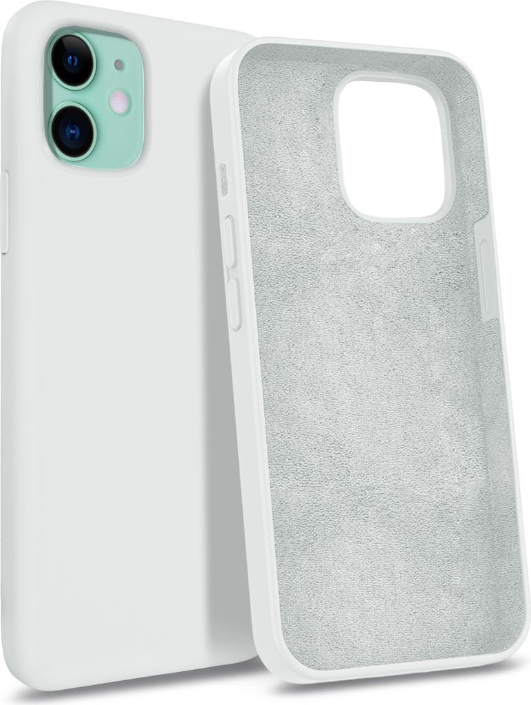 Hülle für Apple iPhone 11 - Cover 3 Lagig (TPU / Hardcase / Mikrofaser) in Weiß