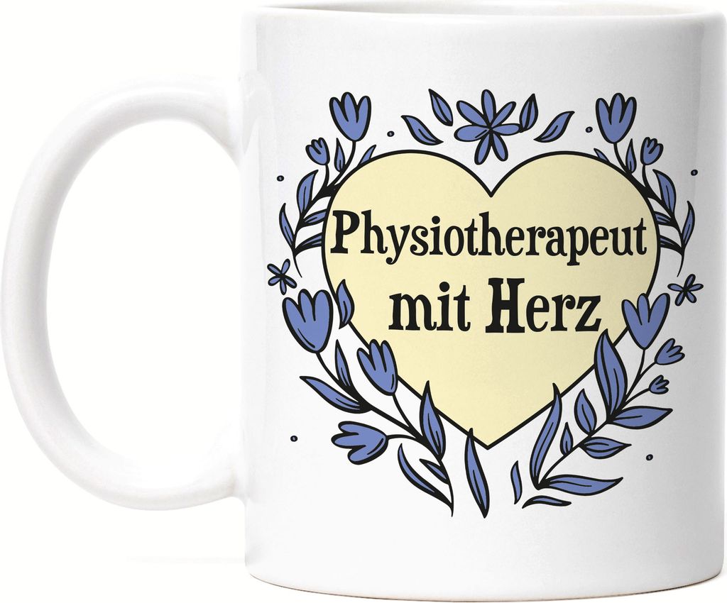 Physiotherapeut mit Herz Tasse Geschenkidee Zum Danke Sagen Bester Physiotherapeut