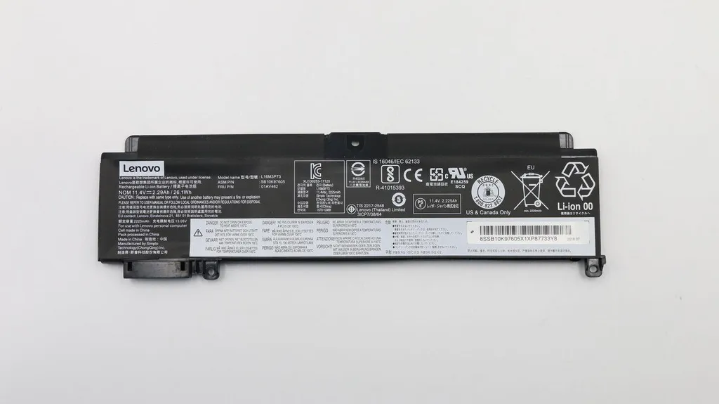 Batterie pour Ordinateur Lenovo T460s - Travaillez partout sans fil