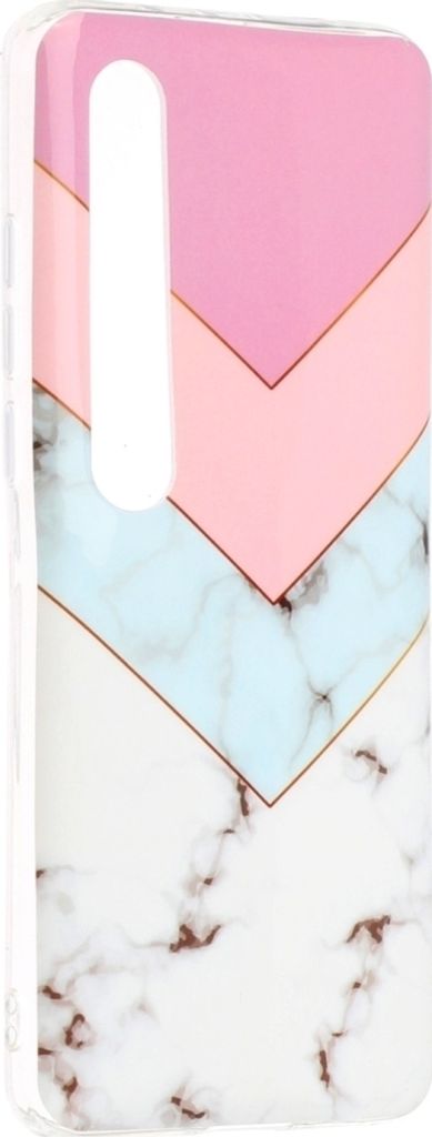 Mobigear Marble Xiaomi Mi 10 Hülle Flexibles TPU Backcover - Dreifarbig